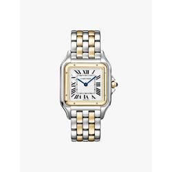 CRW2PN0012 Panthère de Cartier Large 18ct yellow-gold and steel quartz watch