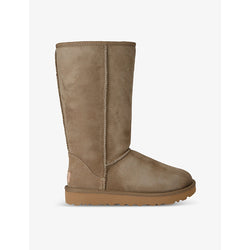 Ugg Classic II Tall logo-embellished suede boots | Ugg