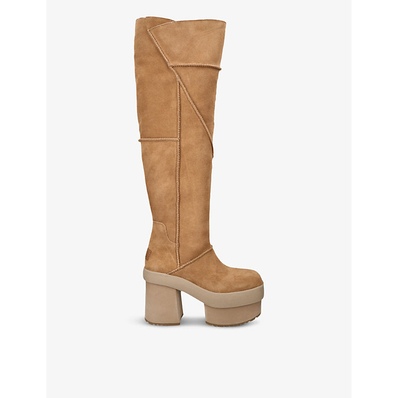 Ugg New Heights Xtra suede knee-high boots