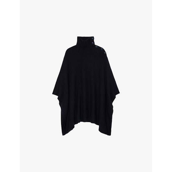 Zadig&Voltaire Palma funnel-neckcashmere poncho | LYBSTORE