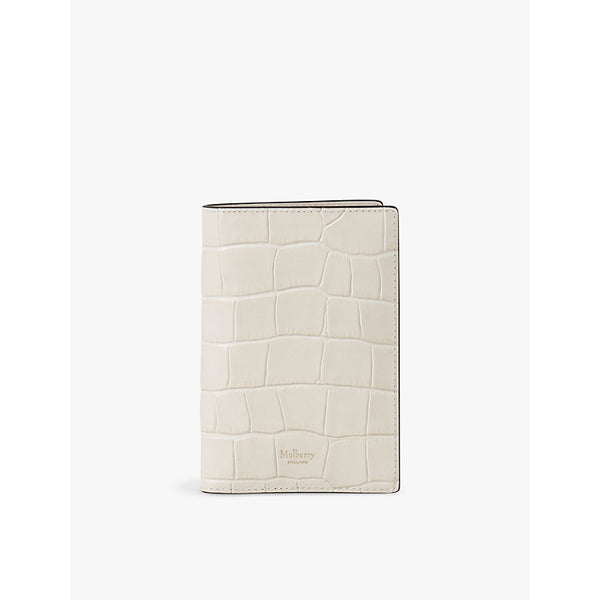 Mulberry Croc-embossed leather passport holder | Mulberry