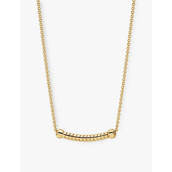 Bvlgari Tubogas 18ct yellow-gold pendant necklace