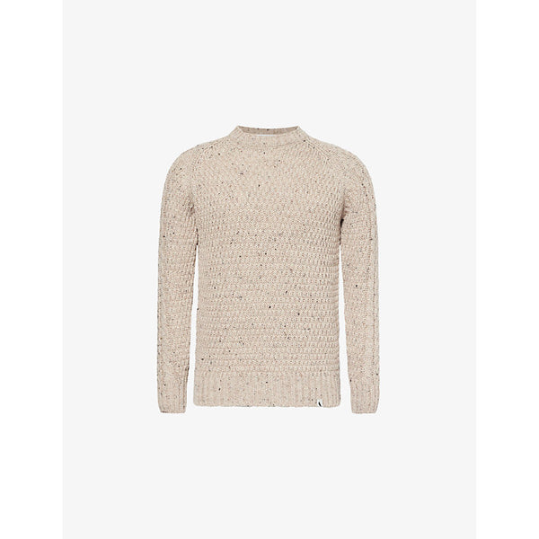 Peregrine Winston crewneck relaxed-fit wool jumper