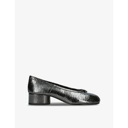 Womens Maison Margiela Tabi Ballerina split-toe patent-leather heeled courts