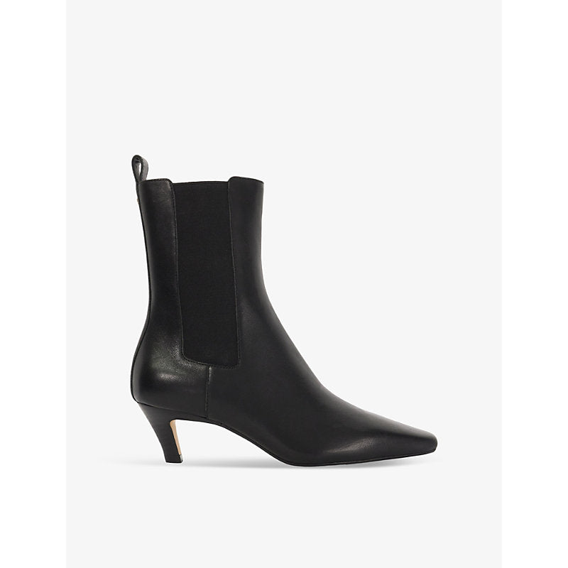 Dune Odele heeled leather Chelsea ankle boots | Dune