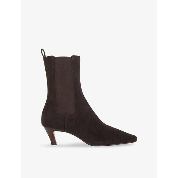 Dune Odele heeled suede Chelsea ankle boots