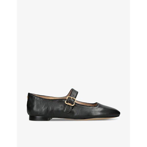 Sam Edelman Michaela square-toe leather ballet flats