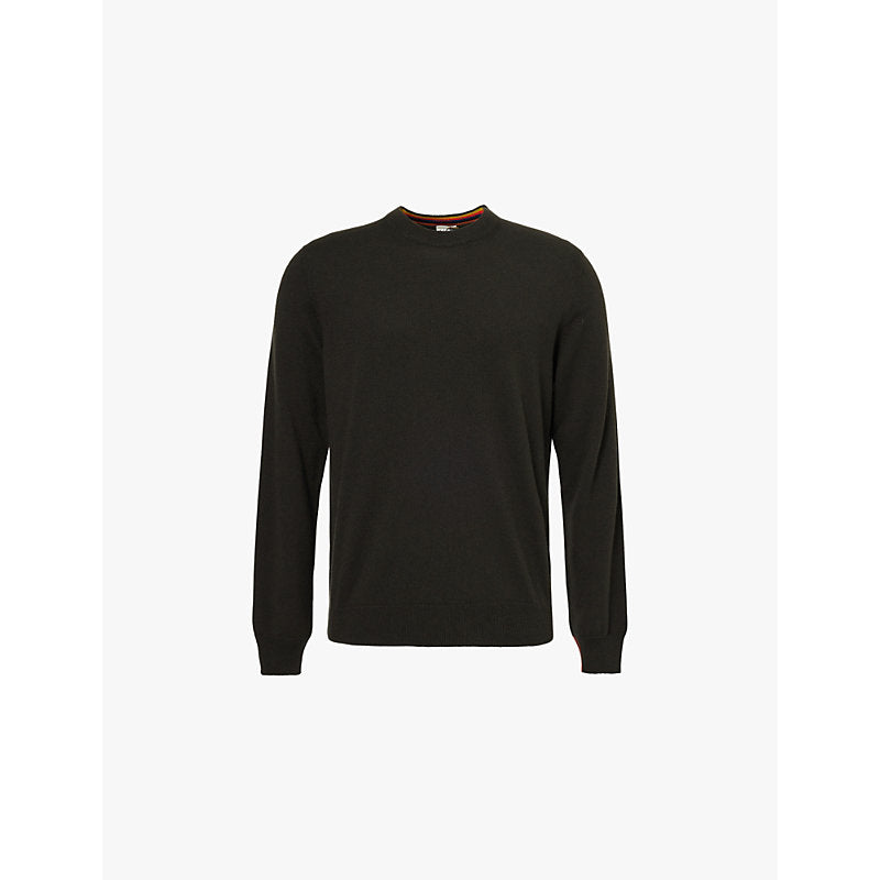  Paul Smith crewneck long-sleeve cashmere-knit jumper