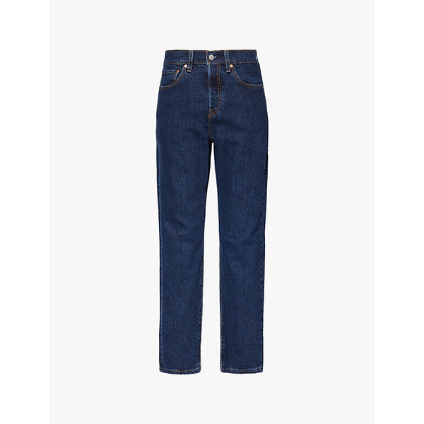  Levis 501 high-rise straight-leg denim jeans