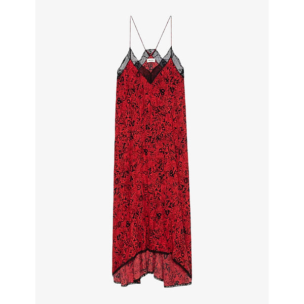 Zadig&Voltaire Risty V-neck woven maxi dress