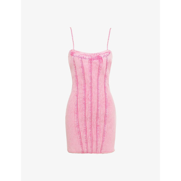 Mistress Rocks Candy Floss denim mini dress | MISTRESS ROCKS