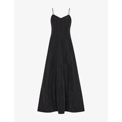  Whistles Laverne taffeta woven maxi dress