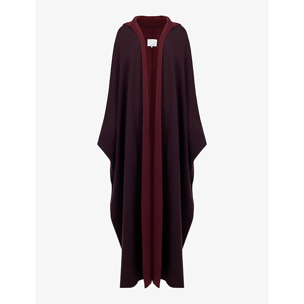 Leem Double-face sailor-collar wool-blend bisht