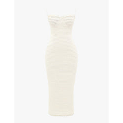 House Of Cb Elinor frill-lace crochet-knit midi dress | HOUSE OF CB