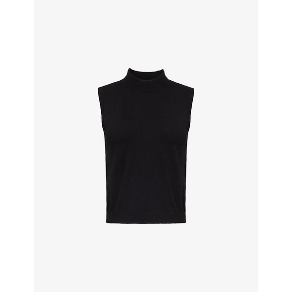 Weekend Max Mara Belgio sleeveless high-neck knitted jumper