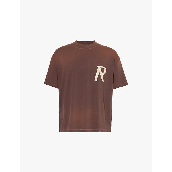 Represent Initial short-sleeve cotton-jersey T-shirt