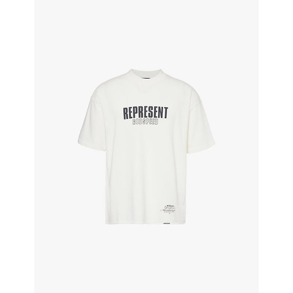 Represent Godspeed raw-hem cotton-jersey T-shirt