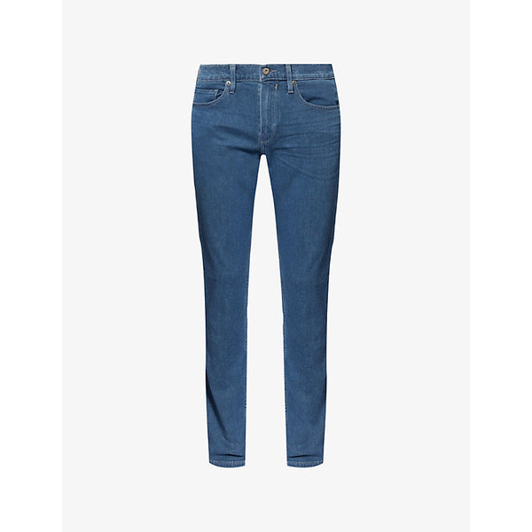 Paige Federal slim-fit straight-leg denim-blend jeans