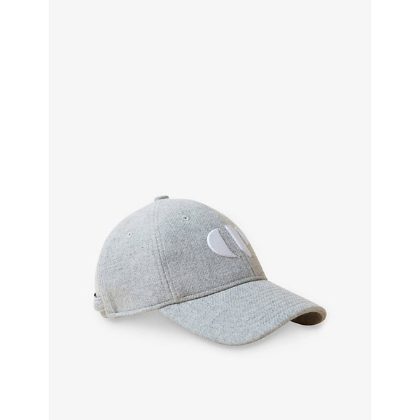 Claudie Pierlot Brand-embroidered six-panel wool-blend cap