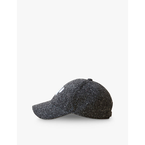 Claudie Pierlot Logo-embroidered tweed baseball cap