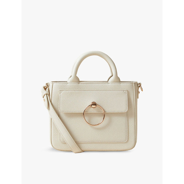 Claudie Pierlot Anouck small ring-embellished leather shoulder bag