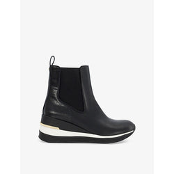 Dune Everywhere wedge-heel leather ankle boots