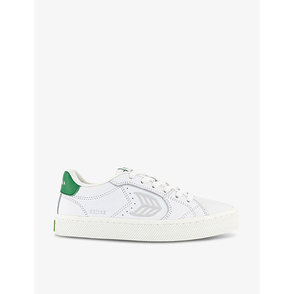 Cariuma Salvas branded leather low-top trainers | Cariuma