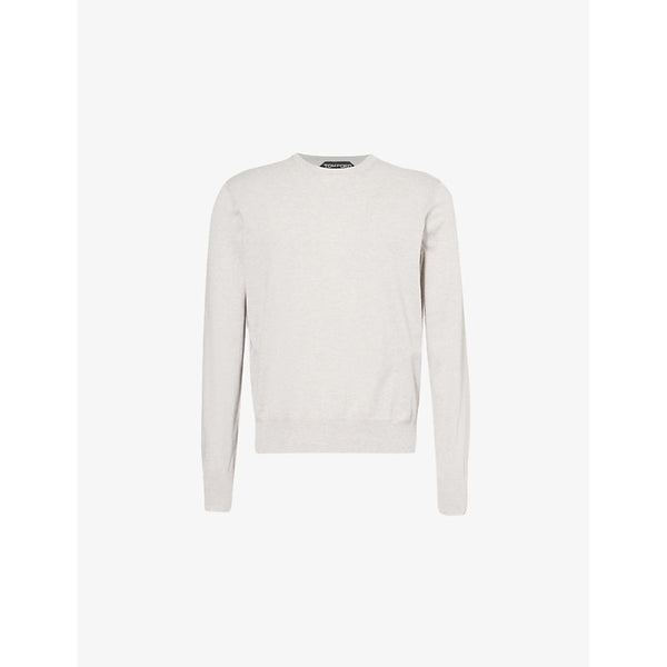 Tom Ford Crew-neck long-sleeves regular-fit cotton jumper