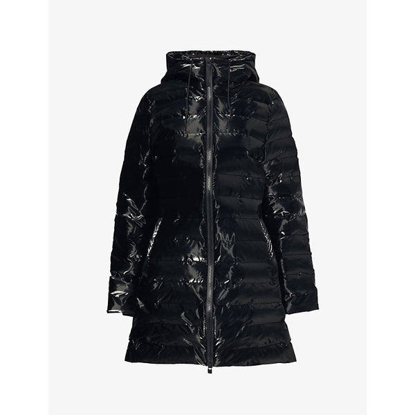 Rains Lohja hooded long puffer jacket