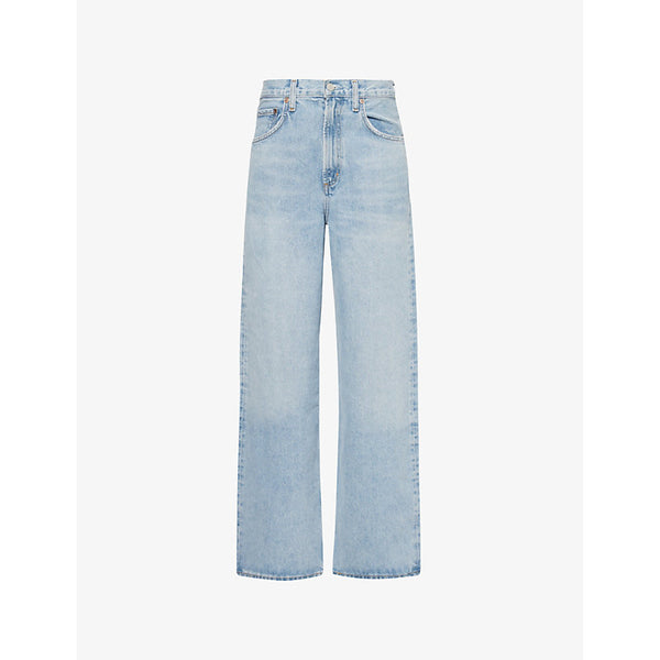 Agolde Low Curve mid-rise straight-leg denim jeans