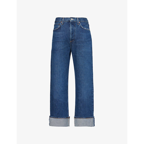 Agolde Fran low-slung straight-leg denim jeans