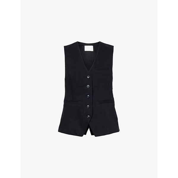 Citizens Of Humanity Jasmin Longline cotton waistcoat