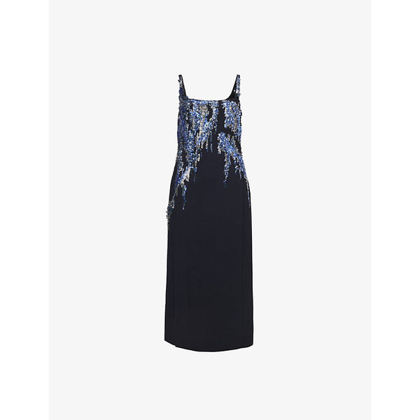 Dries Van Noten Debano sequin-embellished crepe midi dress