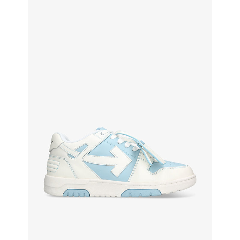 Off-White C/O Virgil Abloh Out of Office contrast-sole low-top leather trainers