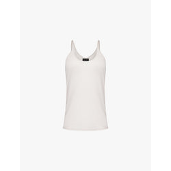 Womens Giorgio Armani Scoop-neck sleeveless cashmere top