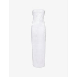 Rotate Birger Christensen Tube beaded mesh maxi dress | ROTATE BIRGER CHRISTENSEN