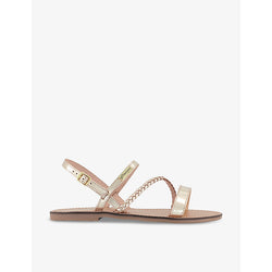 Les Tropeziennes Batresse braided-strap leather sandals