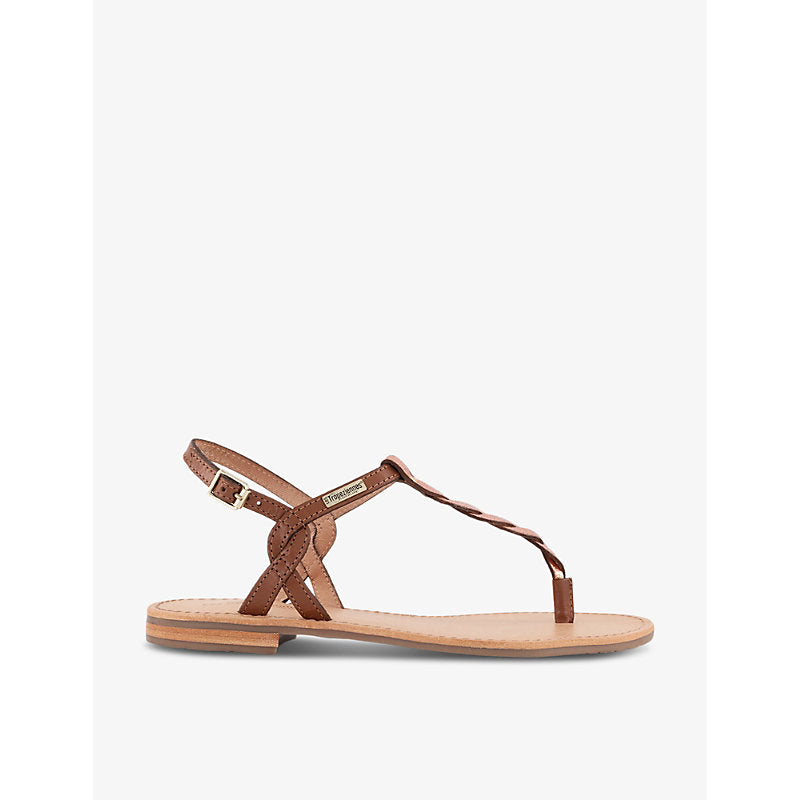 Les Tropeziennes Hamsong braided leather sandals | Les Tropeziennes