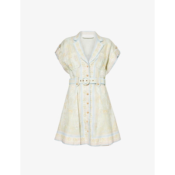 Zimmermann Acacia sleeveless linen mini dress