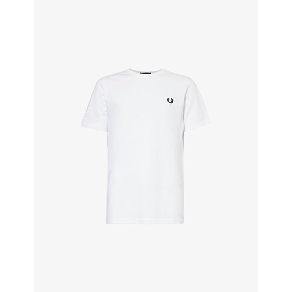 Fred Perry Logo-print short-sleeve cotton-jersey T-shirt