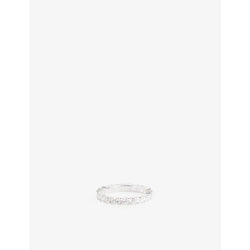 Commonlines Classico sterling-silver and cubic zirconia ring