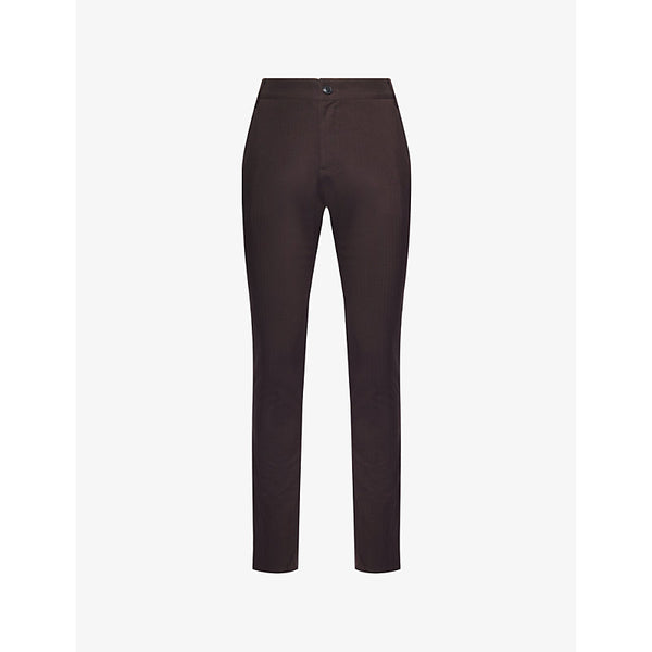 Paige Stafford tapered-leg slim-fit stretch-jersey trousers