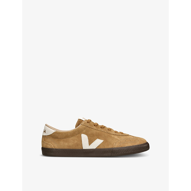 Veja Volley branded suede low-top trainers | Veja