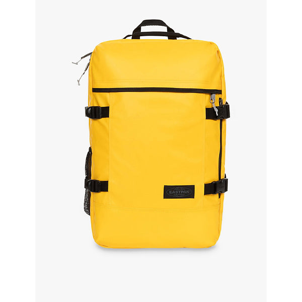 Eastpak E Travelpack logo-patch shell backpack