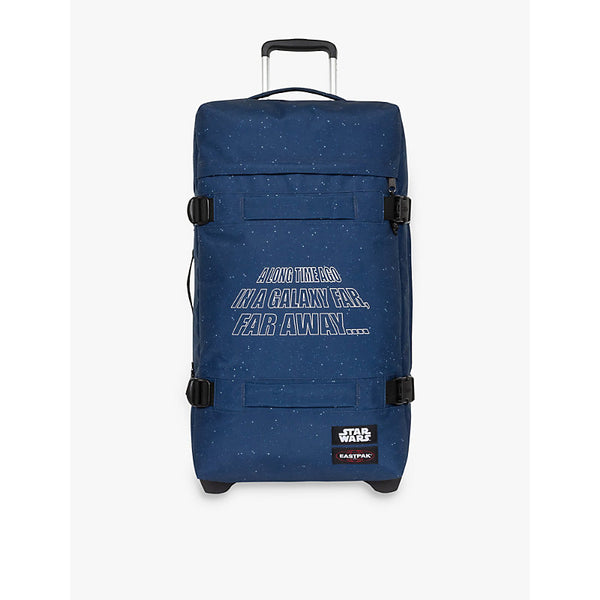 Eastpak E Transit'r large graphic-print woven suitcase 67cm | Eastpak