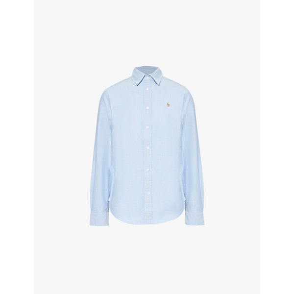 Polo Ralph Lauren Oxford slim-fit basket-weave cotton shirt