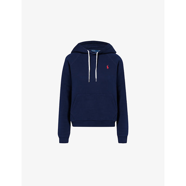 Polo Ralph Lauren Logo-embroidery fleece-lined cotton-blend jersey hoody