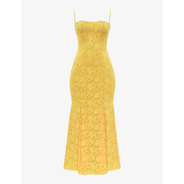 House Of Cb Joan lace-up lace maxi dress | HOUSE OF CB