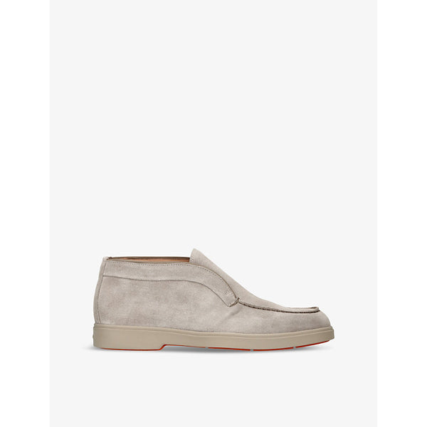 Santoni Andvari slip-on suede boots