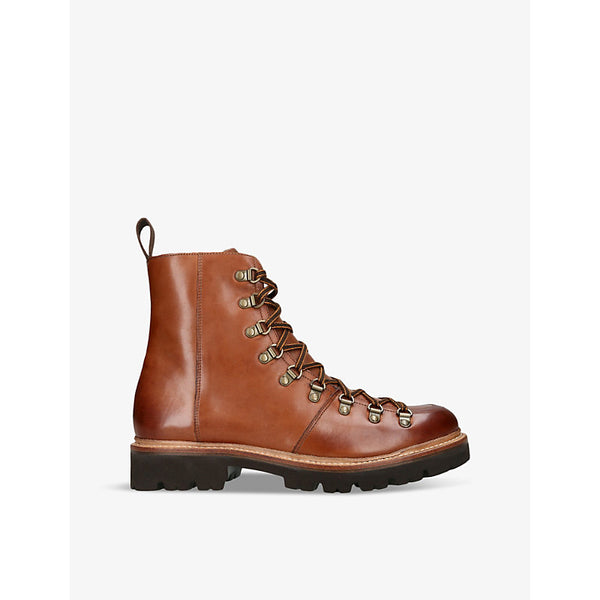 Grenson Brady mid-top lace-up leather boots